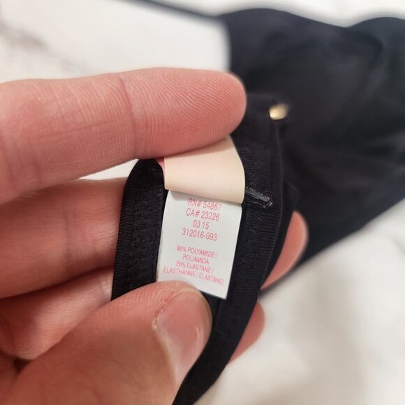 Victoria's Secret Black Neon Colored 2 Piece Bikini Swimsuit Women's M - Picture 11 of 11